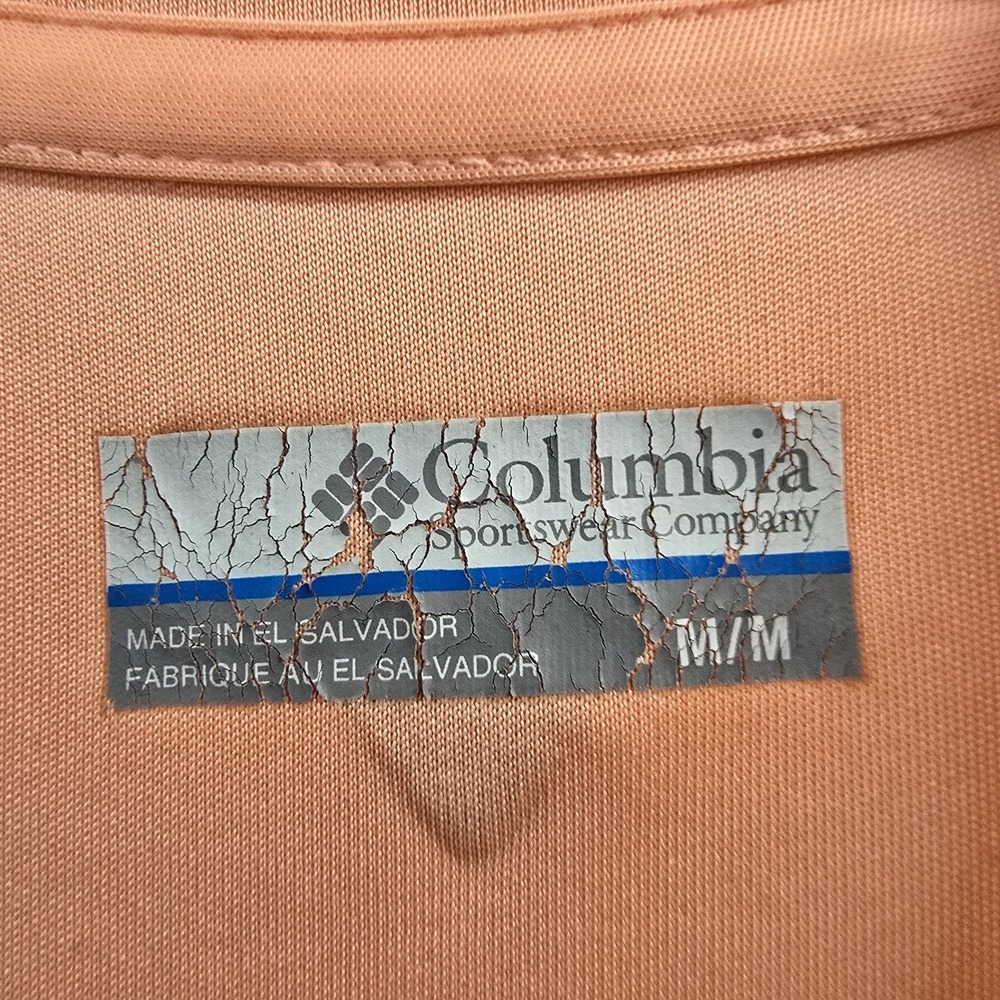 Columbia PFG Omni-Shade Long Sleeve Fishing Shirt Peach Women's Medium - Picture 7 of 10